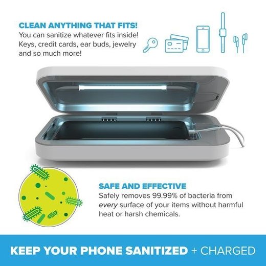 PhoneSoap 3.0 White - UV Dezinfekce pro mobily
