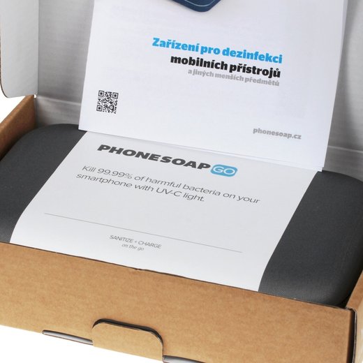 PhoneSoap Go Indigo - UV Dezinfekce pro mobily