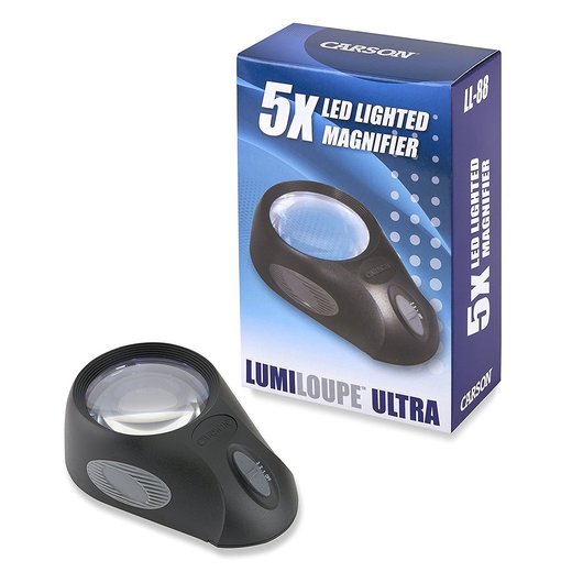 Carson LL-88 (5x) s LED příložní lupa