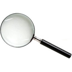 D 002 (3,5x) Lupa čtenářská s kulatou rukojetí