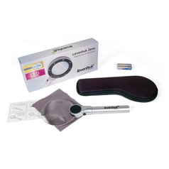 Lupa Levenhuk Zeno 400, 2x/4x, 88/21mm, 2 LED, metal