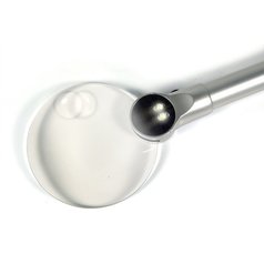 Lupa Levenhuk Zeno 400, 2x/4x, 88/21mm, 2 LED, metal