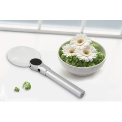 Lupa Levenhuk Zeno 400, 2x/4x, 88/21mm, 2 LED, metal