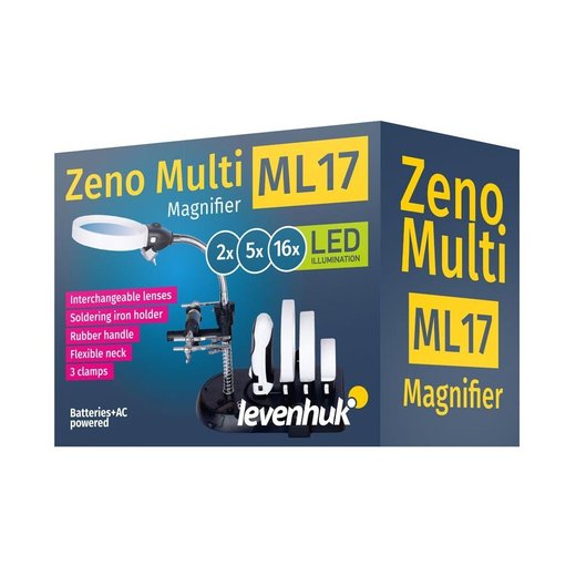 Levenhuk Zeno Multi ML17 black (2/5/16x) lupa