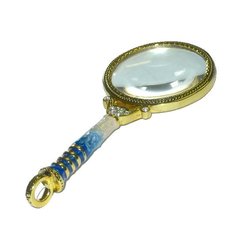 D 274A (4,5x) Barokní dárková lupa - modrá