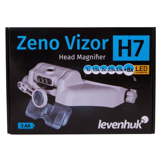 Levenhuk lupa Zeno Vizor H7 (1x/1,5x/2x/2,5x/3,5x/8x)