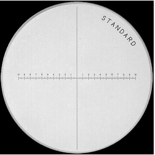 PEAK S-1975-S - náhradní měřící škála STANDARD