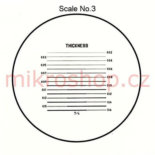PEAK S-1983-03 - náhradní měřící škála č.3