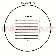 PEAK S-1983-03 - náhradní měřící škála č3
