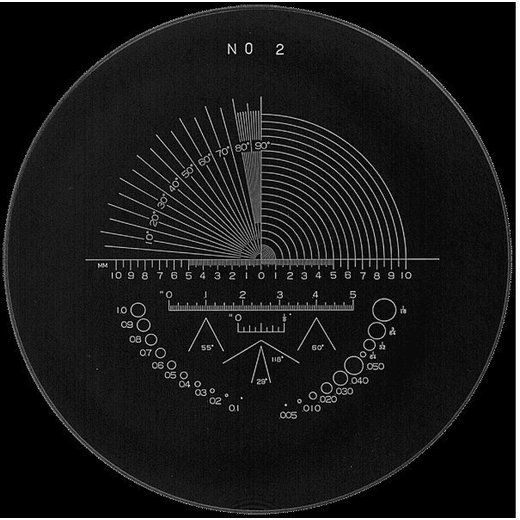 PEAK S-1983-2W - měřící škála č.2 - bílá