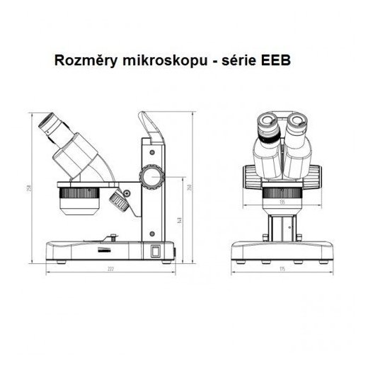 STM 24 EEB – stereoskopický mikroskop