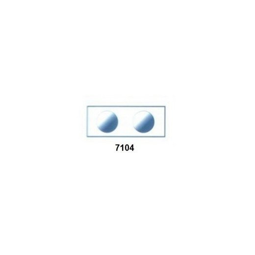 Podložní skla Model 7104 (26x76x1,1 mm) 2 jamky