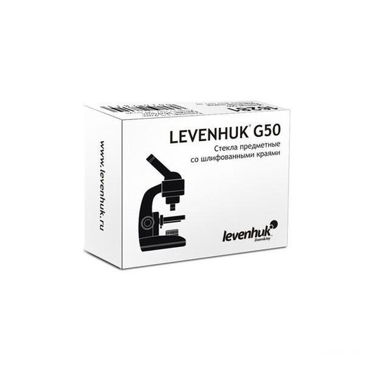 LEVENHUK G50 - Podložní sklo, 50 kusů