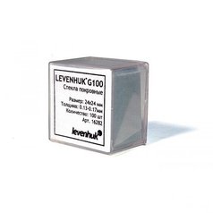 LEVENHUK G100 - Krycí sklíčka, 100 kusů