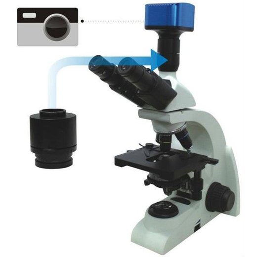Montáž kamery na mikroskop