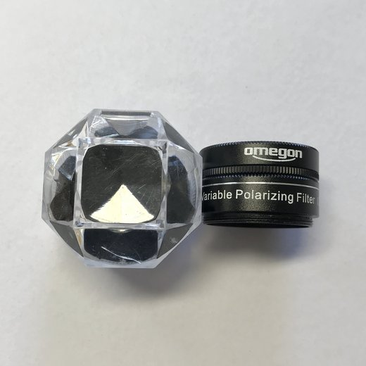 OMEGON polarizační dvojitý filtr 1.25” (měsíční)