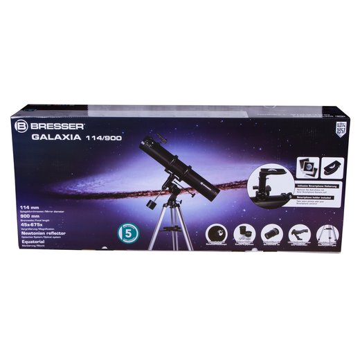 Bresser Galaxia 114/900 s adaptérem