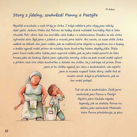 Publikace O ČEM SI ŠEPTAJÍ SOUHVĚZDÍ - Můj krutě hustý astrodeník