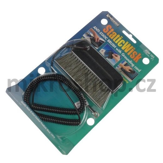 SW - ESD kartáč -100mm včetně zemnícího kabelu