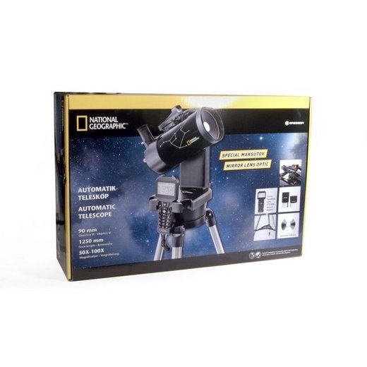 Bresser National Geographic 90/1250 GOTO Telescope 80 mm MC - teleskop