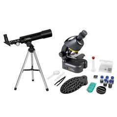 Sada Bresser National Geographic: hvězdářský dalekohled 50/360 AZ a mikroskop 40x–640x