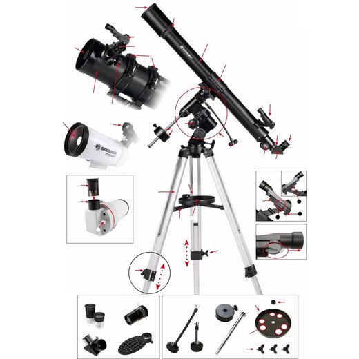 Bresser Classic 60/900 EQ - teleskop
