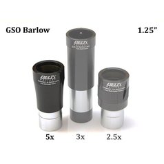 GSO 5x Barlow čočka TRIPLET 1,25”