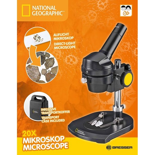 Mikroskop Bresser National Geographic 20x, monokulární