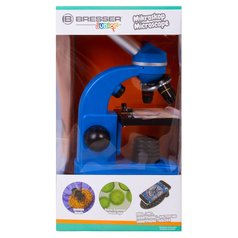 Mikroskop Bresser Junior Biolux SEL 40–1600x, modrý