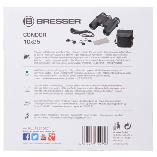 Binokulární dalekohled Bresser Condor UR 10x25