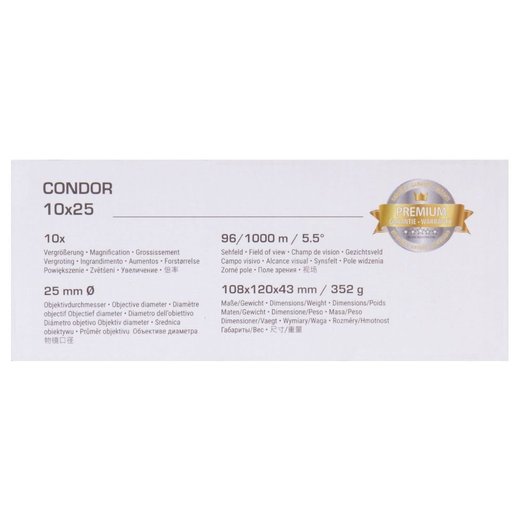 Binokulární dalekohled Bresser Condor UR 10x25