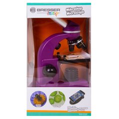 Mikroskop Bresser Junior Biolux SEL 40–1600x, fialový