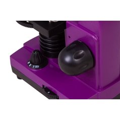 Mikroskop Bresser Junior Biolux SEL 40–1600x, fialový