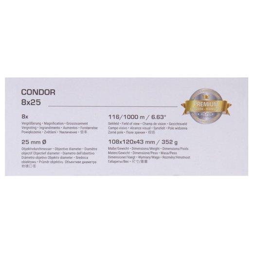 Binokulární dalekohled Bresser Condor UR 8x25