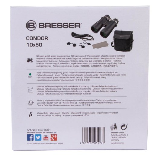 Binokulární dalekohled Bresser Condor UR 10x50