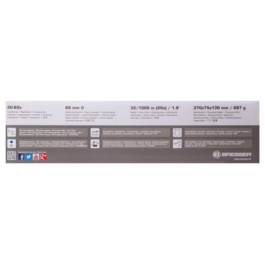 Spektiv Bresser Travel 20–60x60