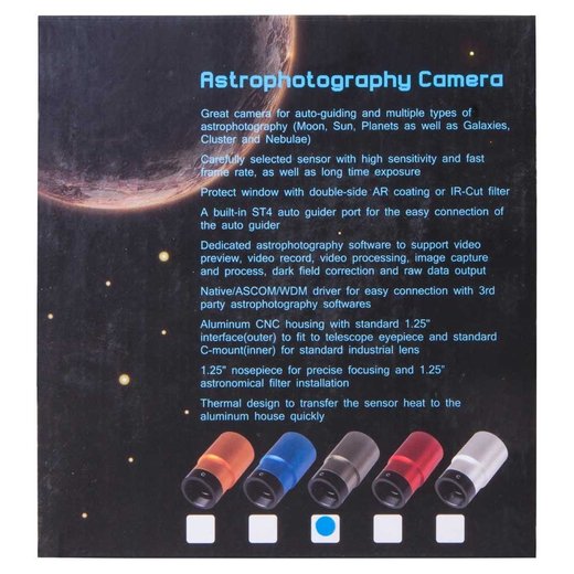Kamera Bresser Full HD Deep-Sky a guider 1,25