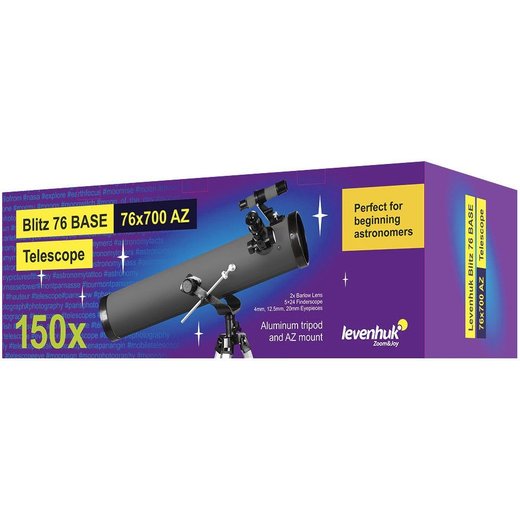 LEVENHUK BLITZ 76 BASE - Hvězdářský dalekohled