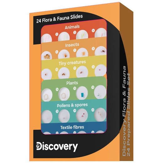 DISCOVERY Flora & Fauna sada 24 hotových preparátů