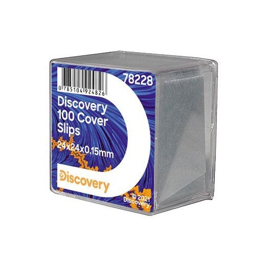 DISCOVERY Krycí sklíčka 100ks (24x24mm)