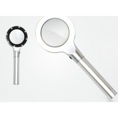 D 066F (3,5x) - technická kovová lupa s LED osvětlením
