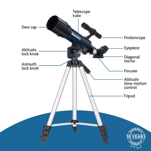 DISCOVERY Sky Trip ST50 s knížkou - hvězdářský dalekohled