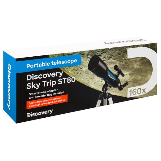 DISCOVERY Sky Trip ST80 s knížkou - hvězdářský dalekohled