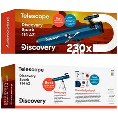 DISCOVERY Spark 114 AZ s knížkou - hvězdářský dalekohled