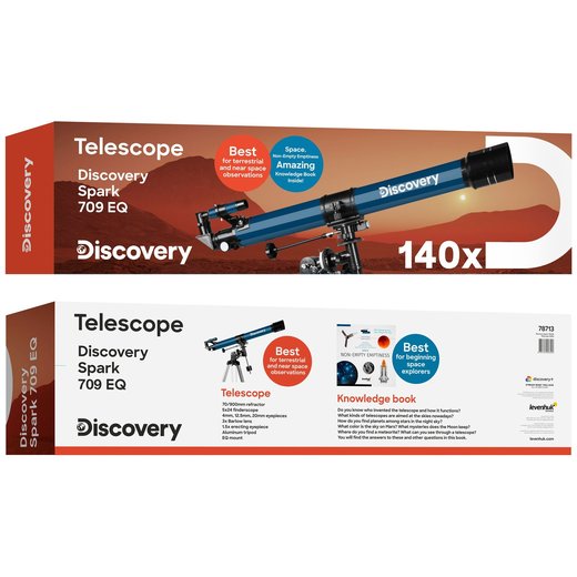 DISCOVERY Spark 709 EQ s knížkou - hvězdářský dalekohled