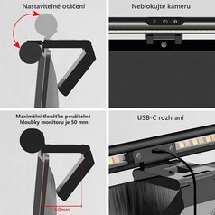 FK-1 LED svítidlo na monitor