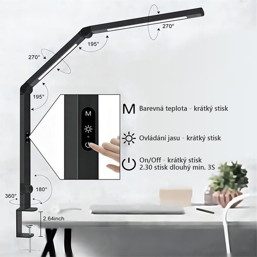 FK-2 LED stolní lampa