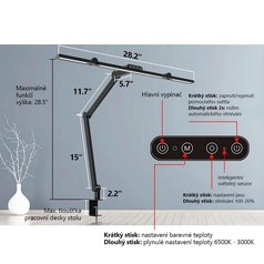 FK-4 LED stolní lampa