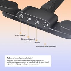 FK-5 LED stolní lampa-černá