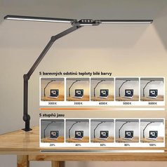 FK-5 LED stolní lampa-černá